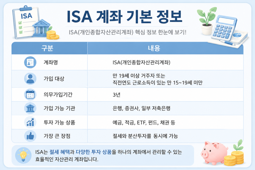 ISA 한눈에 보기